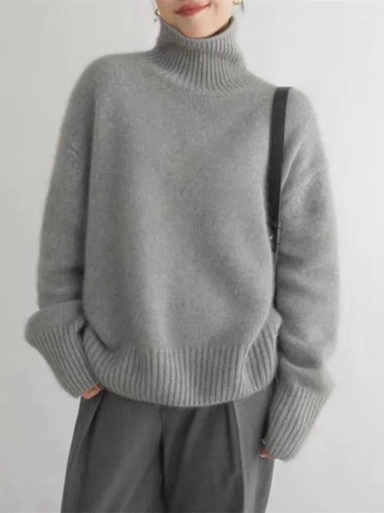 Niki | Soft Knit Turtleneck Sweater for Women