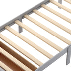 Twin Size Platform Bed with Storage