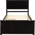 Twin Size Platform Bed with Two Drawers