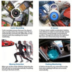 Two-Lens HD Night Vision Driving Recorder with Suction Cup Installation + 32G Card