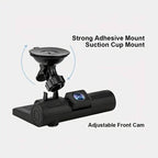 Two-Lens HD Night Vision Driving Recorder with Suction Cup Installation + 32G Card