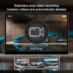 Two-Lens HD Night Vision Driving Recorder with Suction Cup Installation + 32G Card