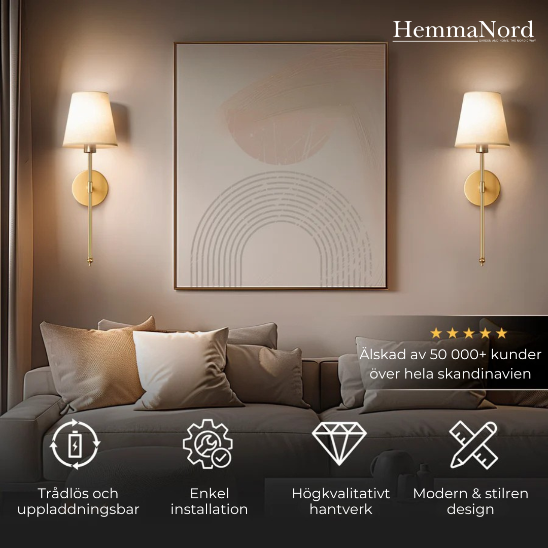 Tygelfors - Wireless Wall Lamp (2-Pack)