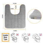 U Shaped Non-slip Toilet Mat