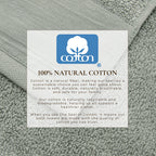 Cotton Linen-Like Border 6-Piece Towel Set - Priya Collection