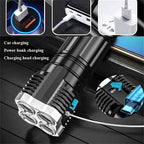 Ultra-Bright USB Rechargeable LED Flashlight