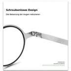 Ultra-Light Folding Reading Glasses with Blue Light Protection