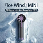 Ultra-Quiet Portable Handheld Fan with 100 Adjustable Speeds