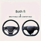Ultra-Thin Breathable Colorful Hemp Steering Wheel Cover