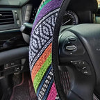 Ultra-Thin Breathable Colorful Hemp Steering Wheel Cover