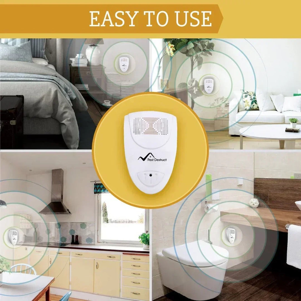 Ultrasonic Pest Repeller - Eliminates Bed Bugs Quickly