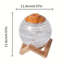 Ultrasonic Moon Night Light Humidifier Dimmable USB Humidificador Mist Maker