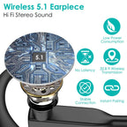 Unilateral Wireless V5.1 Business Earpiece with Charging Case