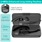 Unilateral Wireless V5.1 Business Earpiece with Charging Case
