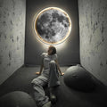 Realistic Moon Globe Wall Light