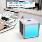 Unisex 3-in-1 Mobile Air Conditioner with Cooler, Humidifier, Air Purifier