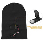 Unisex 5 LED Knitted Beanie Winter Warm Hat