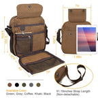 Unisex Crossbody Bags Canvas