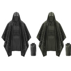 Unisex Hooded Rain Poncho with Pocket
