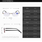 Unisex Multifocal Anti-Blue Light Reading Glasses