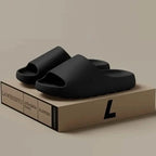 Unisex Soft Slippers, Comfortable Indoor/Outdoor Slide Sandals, Non-slip Textured Design Footwear