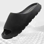 Unisex Soft Slippers, Comfortable Indoor/Outdoor Slide Sandals, Non-slip Textured Design Footwear