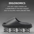 Unisex Soft Slippers, Comfortable Indoor/Outdoor Slide Sandals, Non-slip Textured Design Footwear
