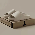 Unisex Soft Slippers, Comfortable Indoor/Outdoor Slide Sandals, Non-slip Textured Design Footwear