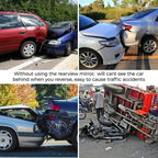 Universal 11.81 Inch Panoramic Convex Rearview Interior Clip-on Wide Angle Mirror