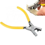 Universal 2.0mm Faux Leather Hole Punch Plier - Effortless Belt, Dog Collar, Shoe, and Craft Project Repair Tool