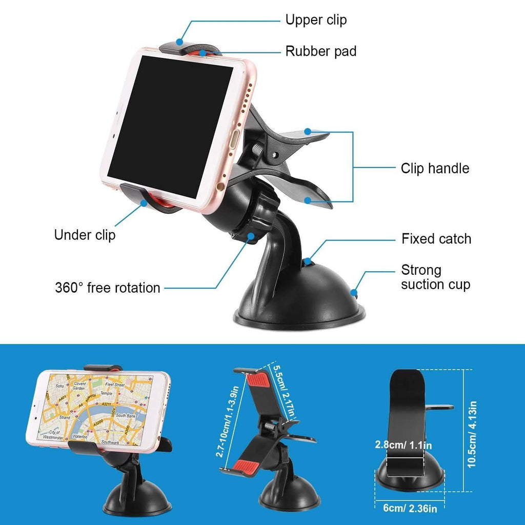 Universal Car Phone Holder 360° Rotation