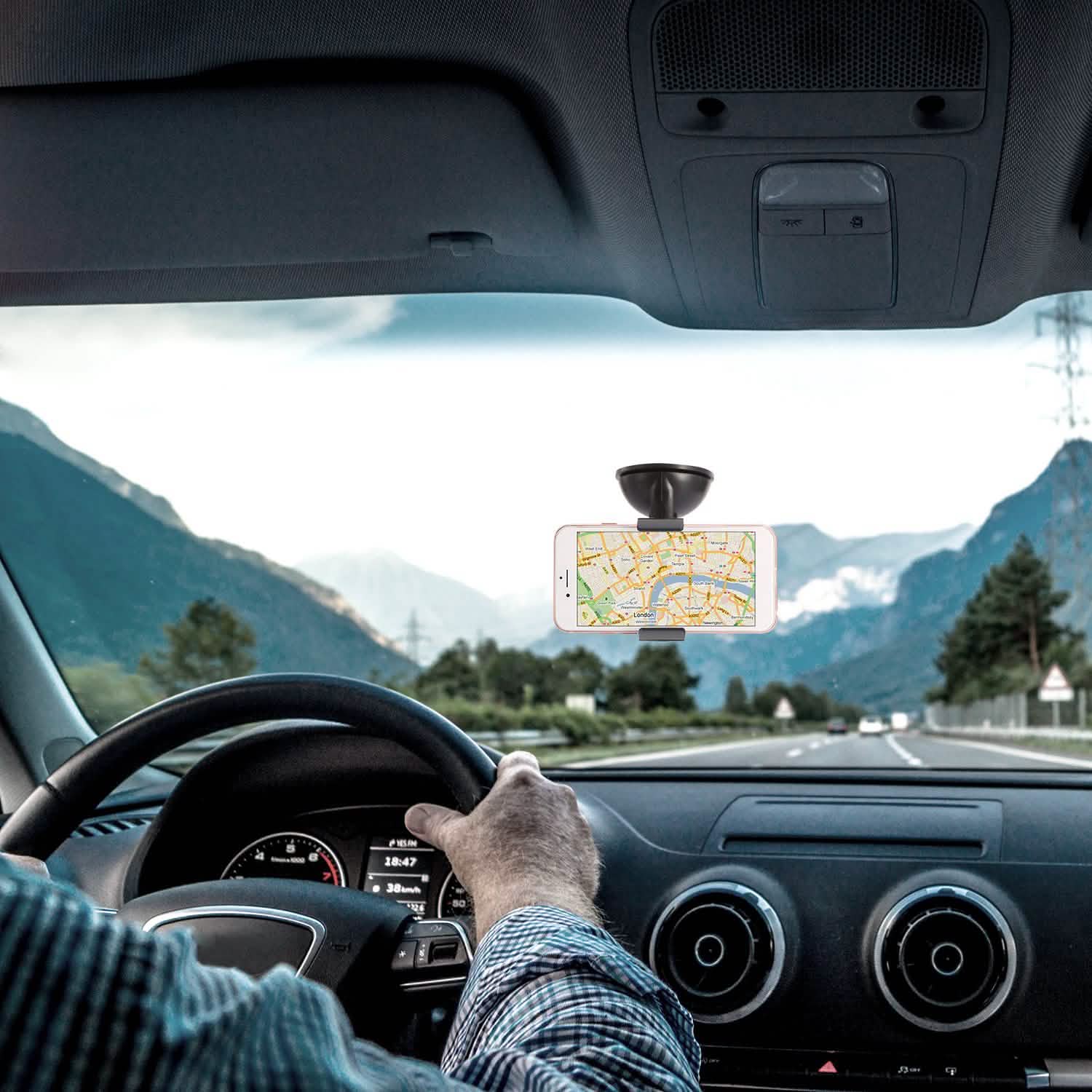 Universal Car Phone Holder 360° Rotation
