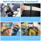 Universal Gun Cleaning Kit with 39.3" Flex Cable Brass Rod