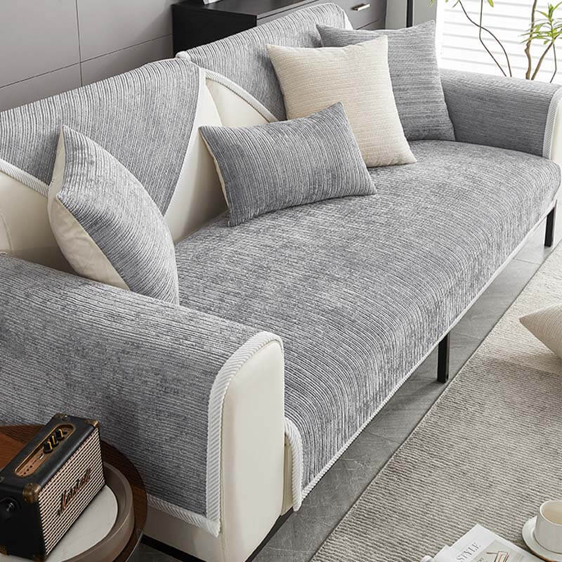 Durable Chenille Sofa Slipcover for Extended Furniture Life