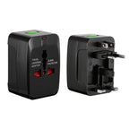 Universal Travel Adapter with 4 Interchangeable Plugs