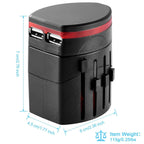 Universal Travel Power Adapter All in One Wall Charger