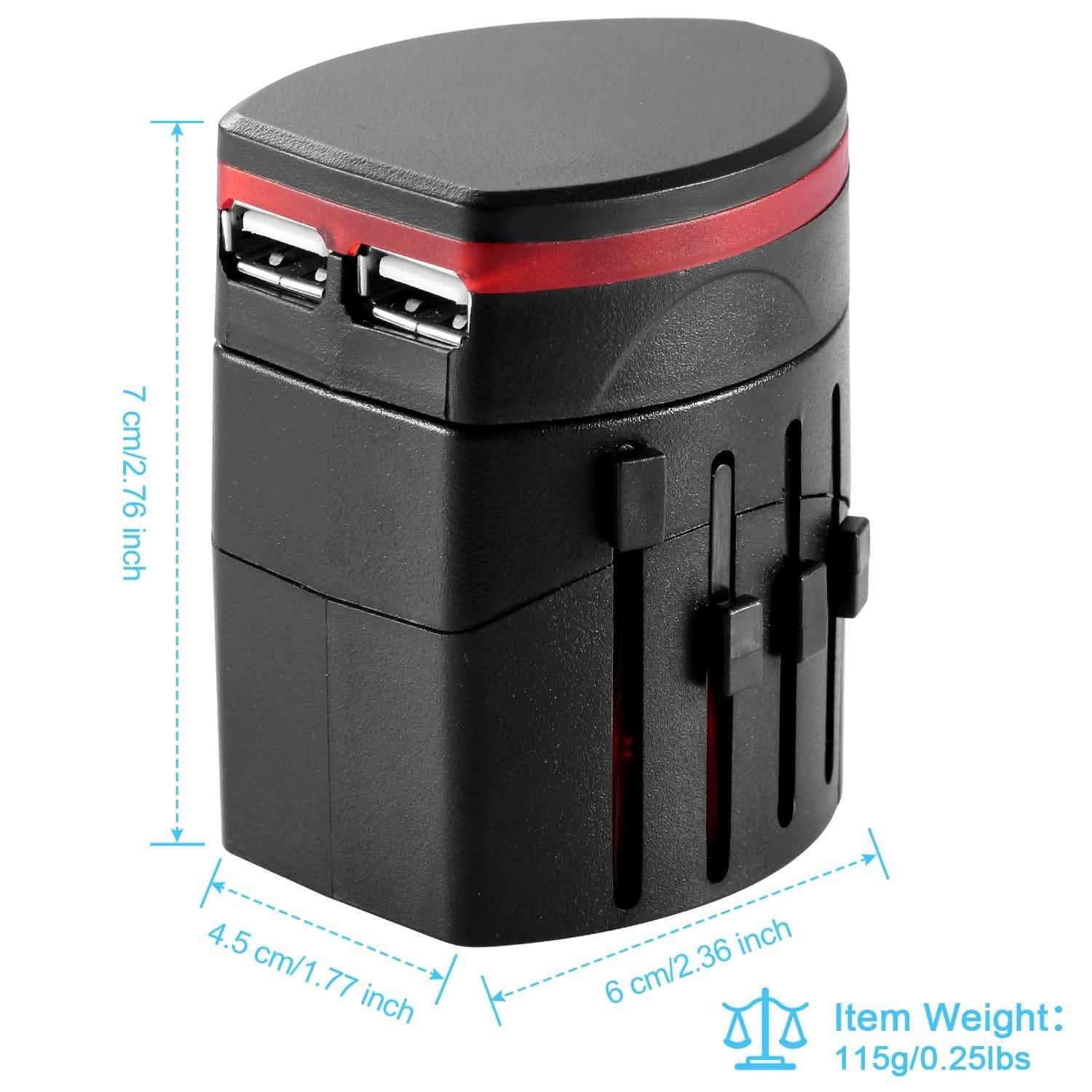 Universal Travel Power Adapter All in One Wall Charger