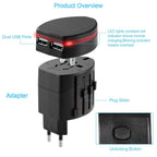 Universal Travel Power Adapter All in One Wall Charger