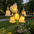 Solar Bellflower Garden Stake Lights