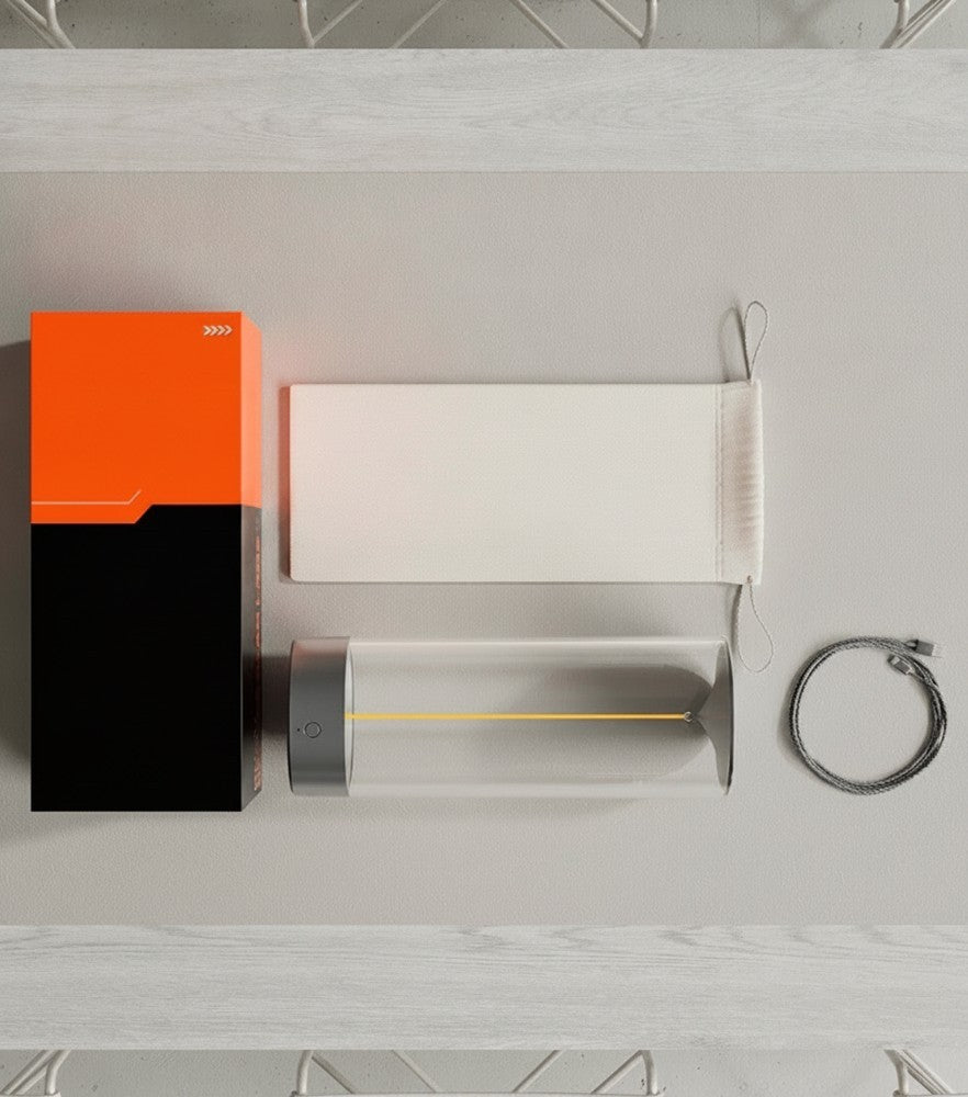 Wireless LED Glass Table Lamp with Dimmer