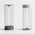 Wireless LED Glass Table Lamp with Dimmer