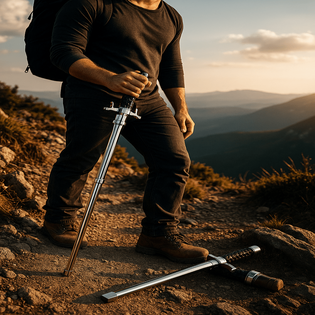 URBANGUARD PRO adjustable trekking pole for firm support