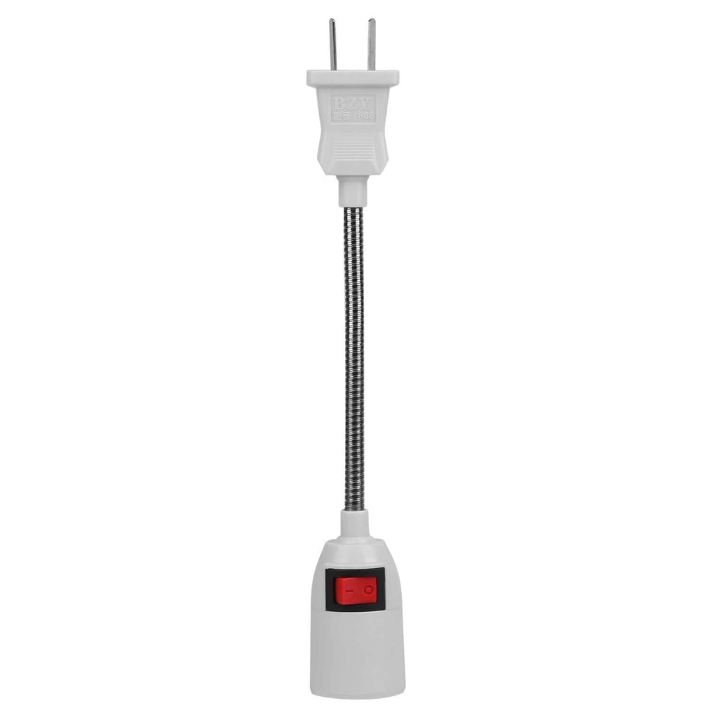 US Plug Extension Light Socket with On/Off Switch