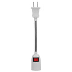 US Plug Extension Light Socket with On/Off Switch