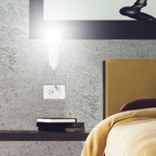 US Plug Extension Light Socket with On/Off Switch