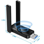 USB 3.0 WiFi Adapter AC1300 Mbps