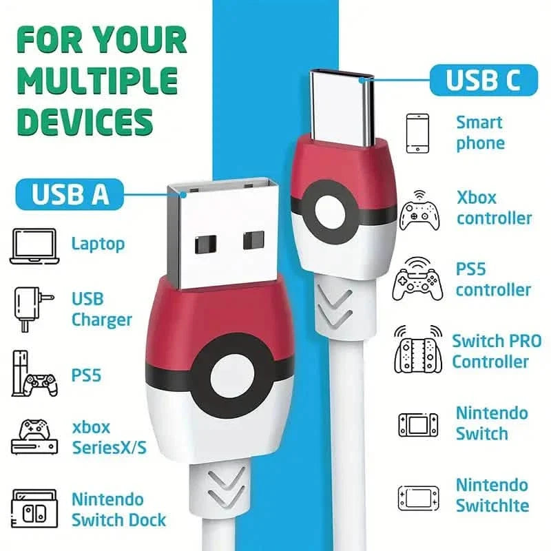 USB C Charging Cable For Nintendo Switch