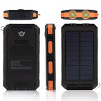 USB Portable Charger 10000mAh Solar Power Bank for Cell Phone and Laptops