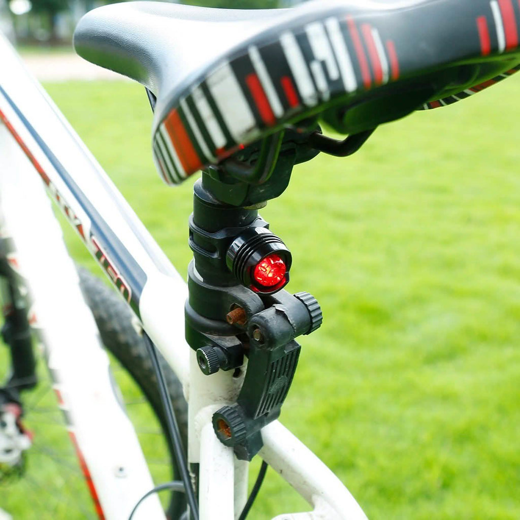 USB Rechargeable Bike Light Set with Speedometer and Odometer