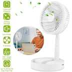 USB Rechargeable Portable Folding Desk Table Fan